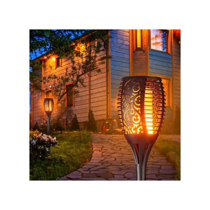 Lampada solare LED con sensore crepuscolare LED/1,2W/1,2V 600 mAh IP44