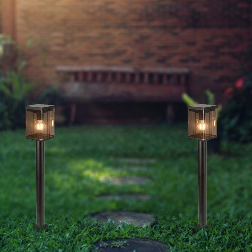 Lampada solare LED da esterno con sensore LED/2,5W/3,7V 3000K IP54 nero
