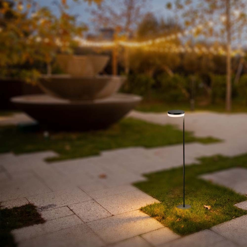 Lampada solare LED da esterno LED/2W/3,7V 3000K IP54 nero