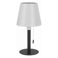 Lampada solare LED dimmerabile LED/2W/5V USB 1200 mAh IP44 bianco/nero