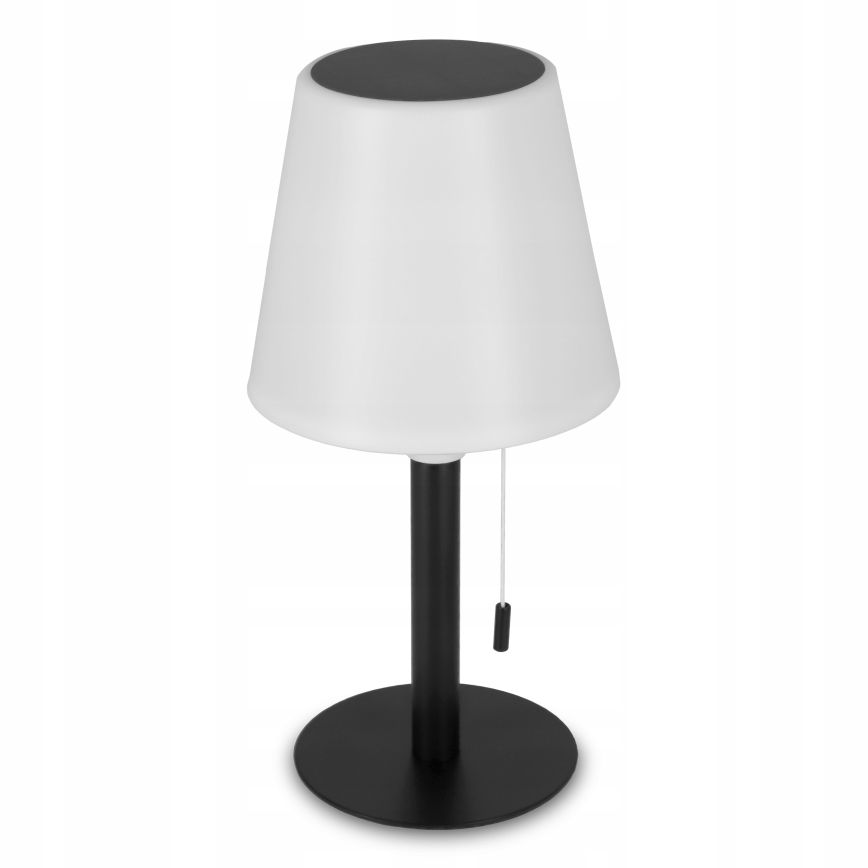 Lampada solare LED dimmerabile LED/2W/5V USB 1200 mAh IP44 bianco/nero