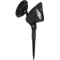 Lampada solare LED JOKER LED/1,2V 100 mAh 4000K 31,5 cm IP44 nera