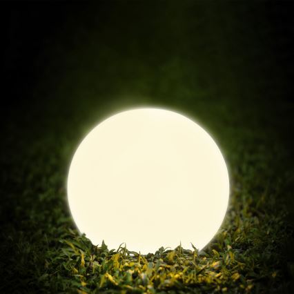 Lampada solare LED KULA LED/3,2V 3000/4000/6500K diam. 30 cm 600 mAh IP65 bianca