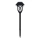 Lampada solare LED LAWN LED/1,2V 100 mAh 3000K 44 cm IP44 nera