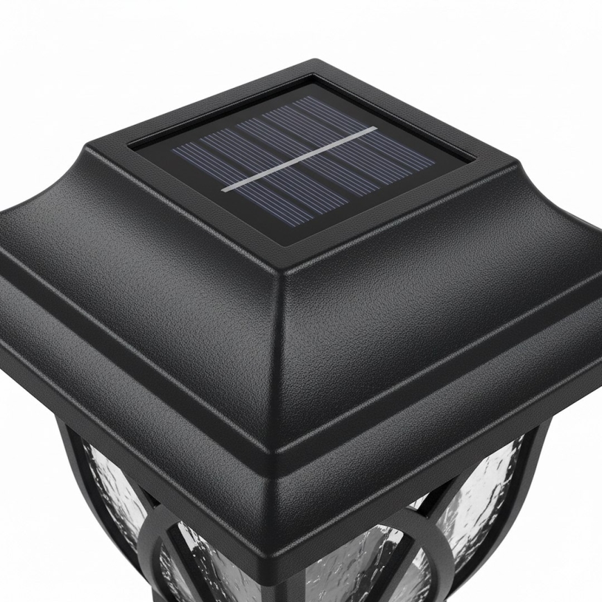 Lampada solare LED LAWN LED/1,2V 100 mAh 3000K 44 cm IP44 nera