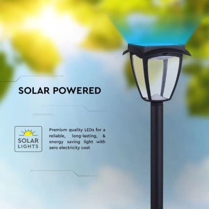 Lampada solare LED LED/2W/230V 93 cm 3000/6000K IP65 2200 mAh