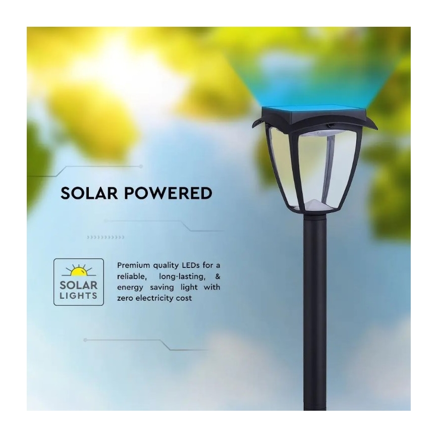 Lampada solare LED LED/2W/230V 93 cm 3000/6000K IP65 2200 mAh