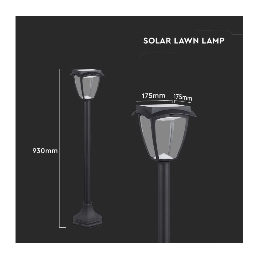 Lampada solare LED LED/2W/230V 93 cm 3000/6000K IP65 2200 mAh