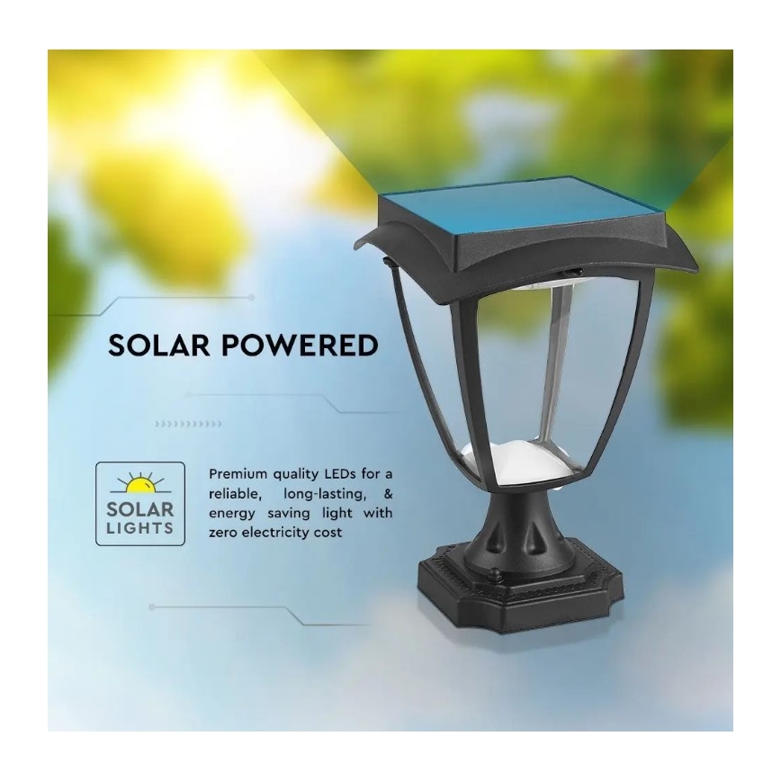 Lampada solare LED LED/2W/3,7V 3000/6000K IP65