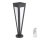 Lampada solare LED LED/2W/3,7V IP65 3000K nero + telecomando