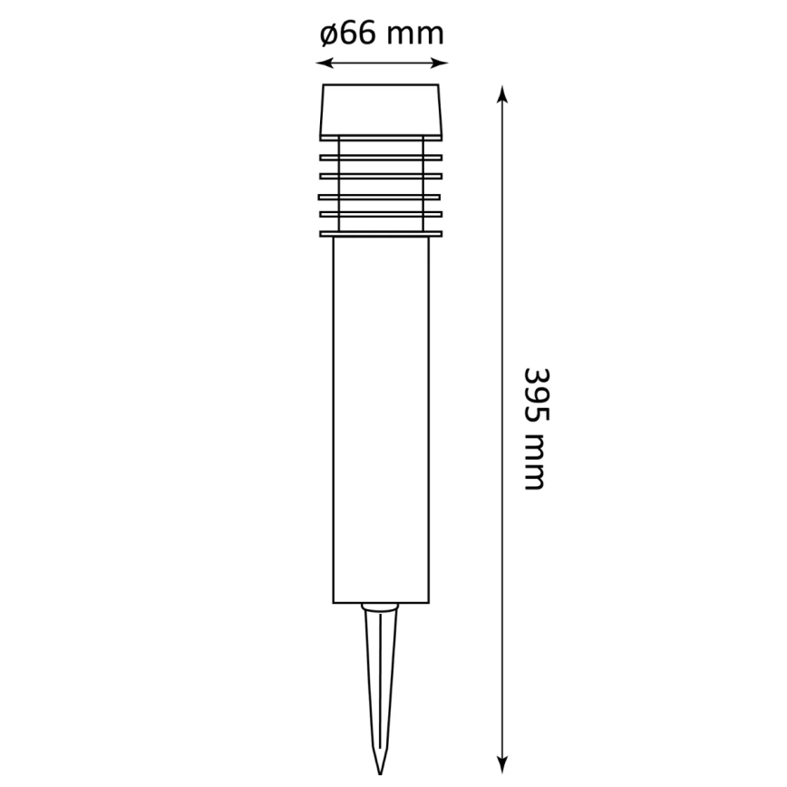 Lampada solare LED MARTIN LED/1,2V 600 mAh IP44