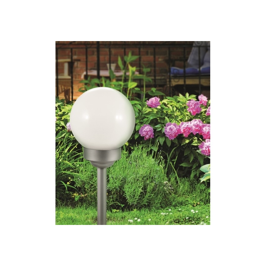 Lampada solare LED RGB BALL LED/0,2W/AA 1,2V/600mAh IP44