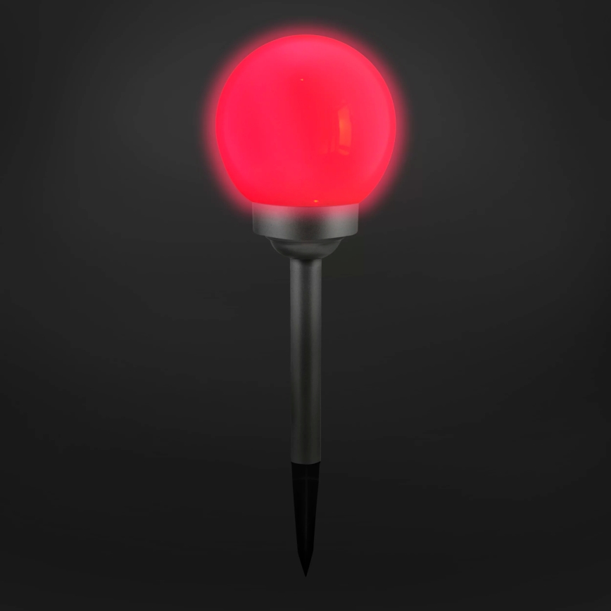 Lampada solare LED RGB BALL LED/0,2W/AA 1,2V/600mAh IP44