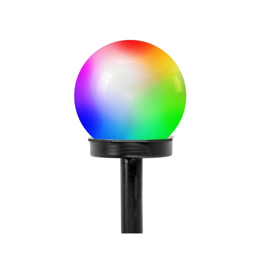 Lampada solare LED RGB con sensore SPHERE LED/1,2 V IP44 40 mAh Ø 10 cm