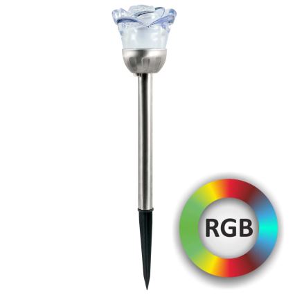 Lampada solare LED RGB ROSE LED/1,2V 100 mAh IP44