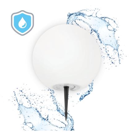 Lampada solare dimmerabile LED RGBW GARDEN BALL LED/5W/3,7V 3000K IP54 2200 mAh diametro 30 cm + telecomando