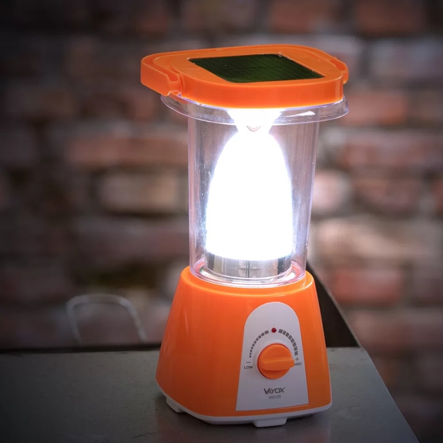 Lampada solare ricaricabile dimmerabile LED con funzione power bank LED/230V 710 lm 1600 mAh