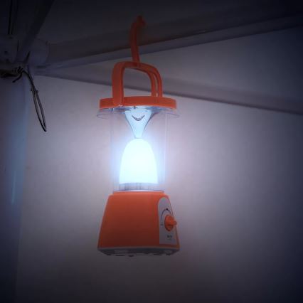 Lampada solare ricaricabile dimmerabile LED con funzione power bank LED/230V 710 lm 1600 mAh
