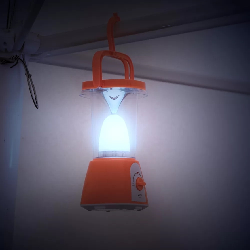 Lampada solare ricaricabile dimmerabile LED con funzione power bank LED/230V 710 lm 1600 mAh