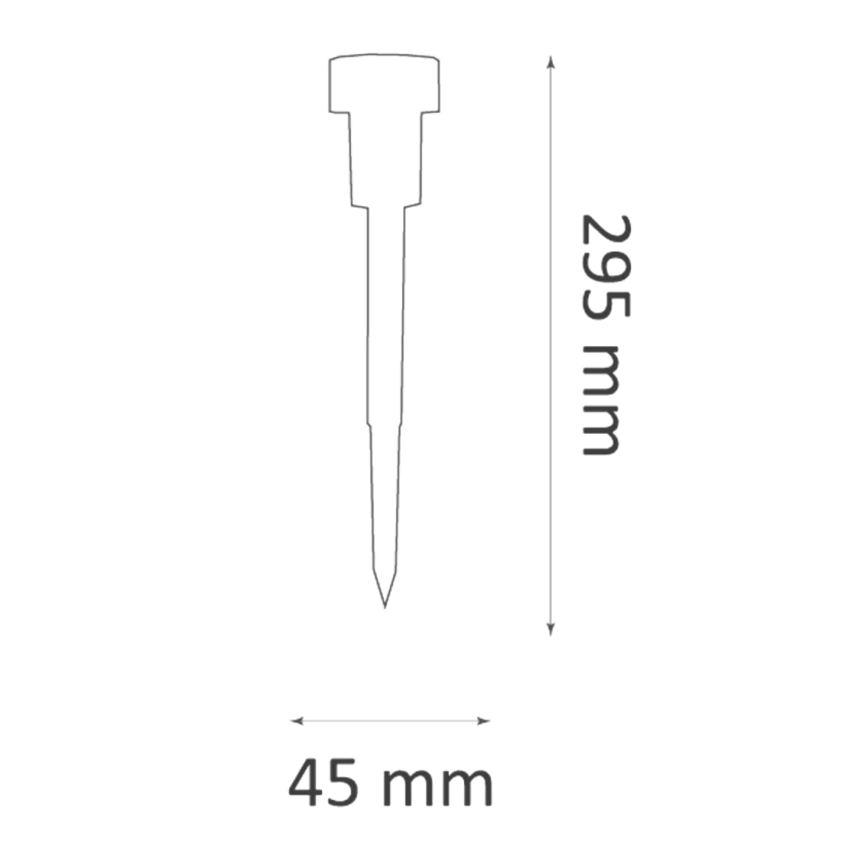 Lampada solare LED STIK LED/1,2V 40 mAh IP44