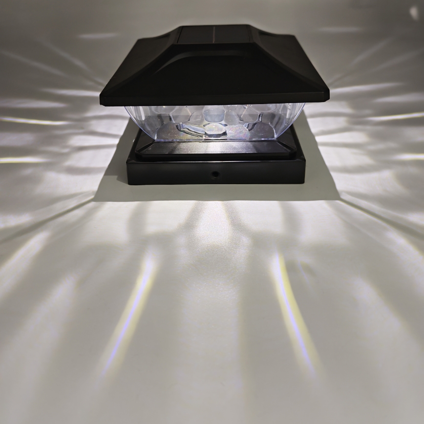 Lampada solare LED TOYA LED/4,5W/230V 3000/6500K 600 mAh IP44 nera