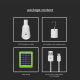 Lampada solare portatile a LED 3in1 LED/7W/230V 3000K/4000K/6400K + carica USB
