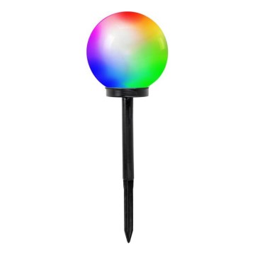 Lampada solare RGB SPHERE LED/1,2V IP44 200 mAh Ø 20 cm