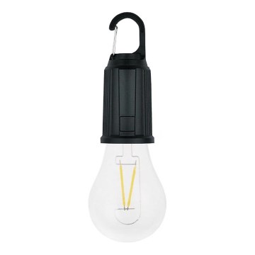 Lampada solare ricaricabile LED LUMINA LUMO LED/USB 300 mAh nera