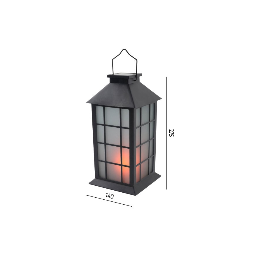 Lampada solare sospesa a LED CANDELIO MILKY LED/1xAA 1600K IP44 200 mAh