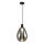Lampada sospesa a cavo DENSO 1xG9/5W/230V Ø 20 cm nero cromato