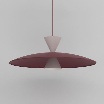 Lampada sospesa a cavo MISTIC 1xGX53/15W/230V bordeaux