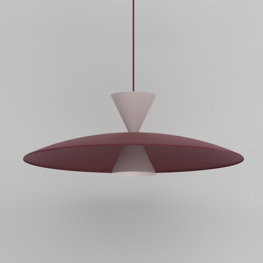 Lampada sospesa a cavo MISTIC 1xGX53/15W/230V bordeaux