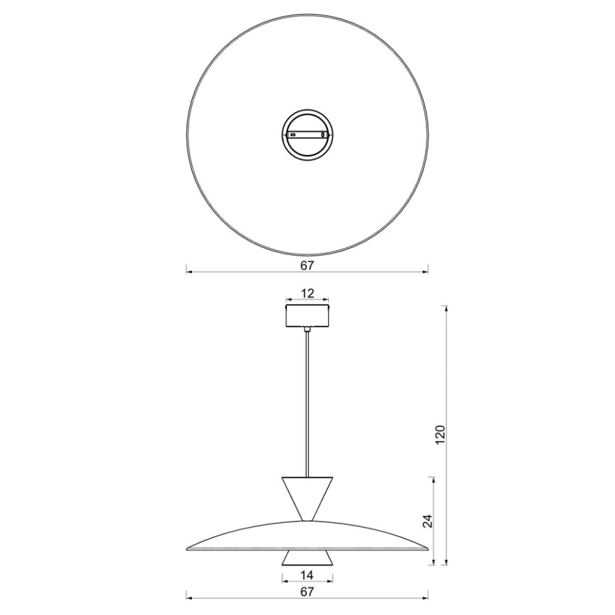 Lampada sospesa a cavo MISTIC 1xGX53/15W/230V bordeaux