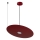 Lampada sospesa a cavo PIATTO 1xGX53/15W/230V Ø 45 cm bordeaux