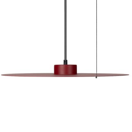 Lampada sospesa a cavo PIATTO 1xGX53/15W/230V Ø 45 cm bordeaux