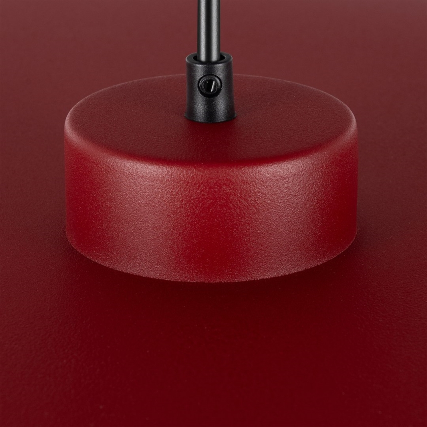 Lampada sospesa a cavo PIATTO 1xGX53/15W/230V Ø 45 cm bordeaux