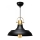 Lampada sospesa AYD 1xE27/40W/230V nera/oro