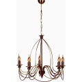 Lampada sospesa CLASSIC 5xE14/40W/230V bronzo