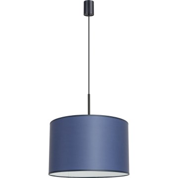 Lampada sospesa con cavo NEVIA 1xE27/15W/230V diam. 40 cm blu