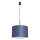 Lampada sospesa con cavo NEVIA 1xE27/15W/230V diam. 40 cm blu