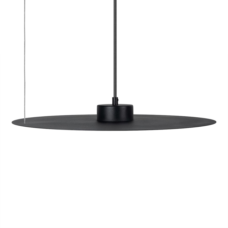 Lampada sospesa con cavo PIATTO 1xGX53/15W/230V Ø 45 cm nera