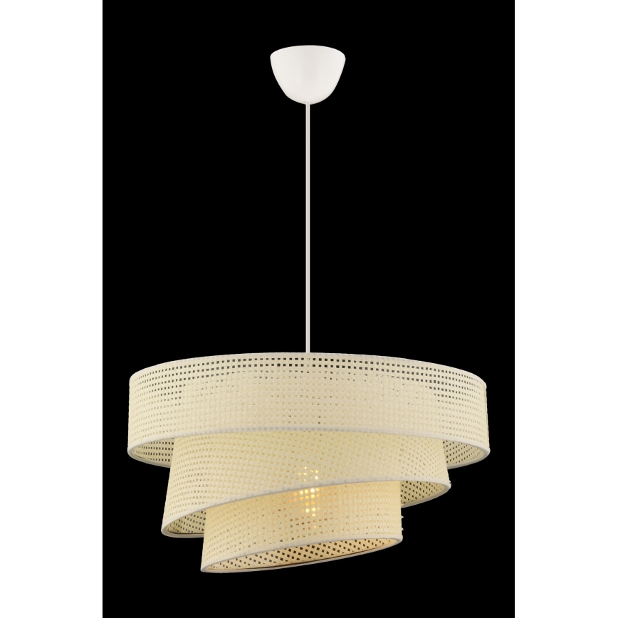 Lampada sospesa COUPER 1xE27/60W/230V bianca