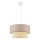 Lampada sospesa ECHO 1xE27/60W/230V beige/crema