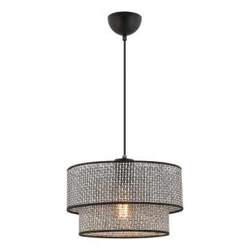 Lampada sospesa ECHO 1xE27/60W/230V grigio/nero