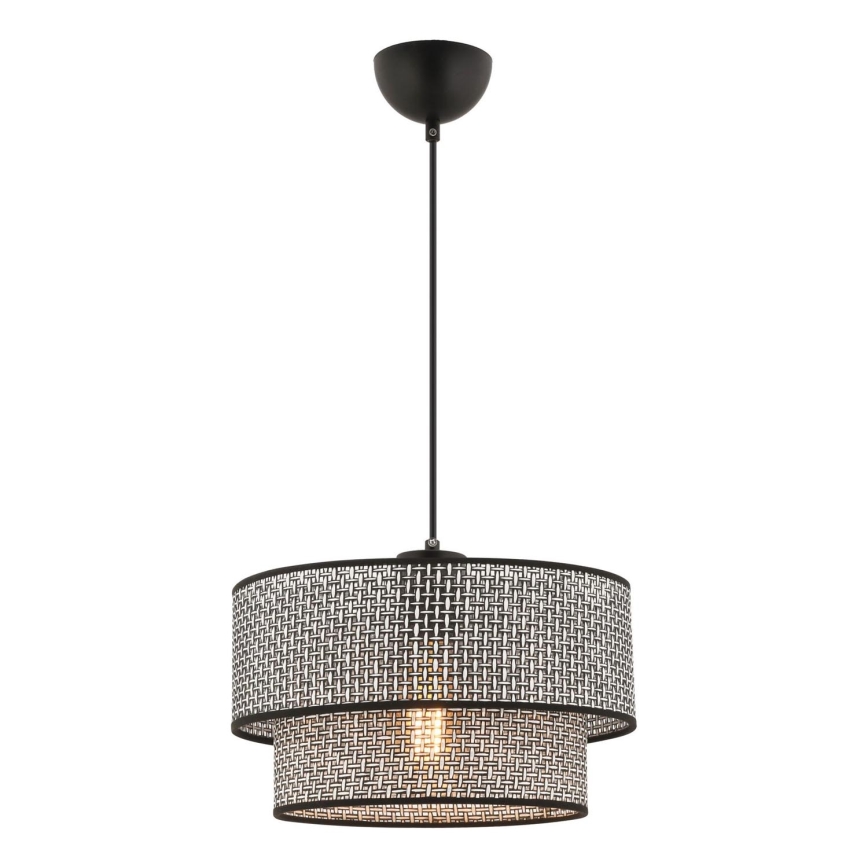 Lampada sospesa ECHO 1xE27/60W/230V grigio/nero