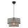 Lampada sospesa ECHO 1xE27/60W/230V grigio/nero