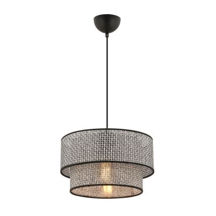 Lampada sospesa ECHO 1xE27/60W/230V grigio/nero