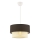 Lampada sospesa ECHO 1xE27/60W/230V marrone/crema