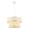 Lampada sospesa ERO 1xE27/60W/230V crema/oro