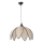 Lampada sospesa FUME 1xE27/40W/230V diametro 40 cm nera/beige